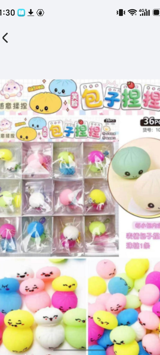 E125-Mini Dumplings keychain(36pc box $80)