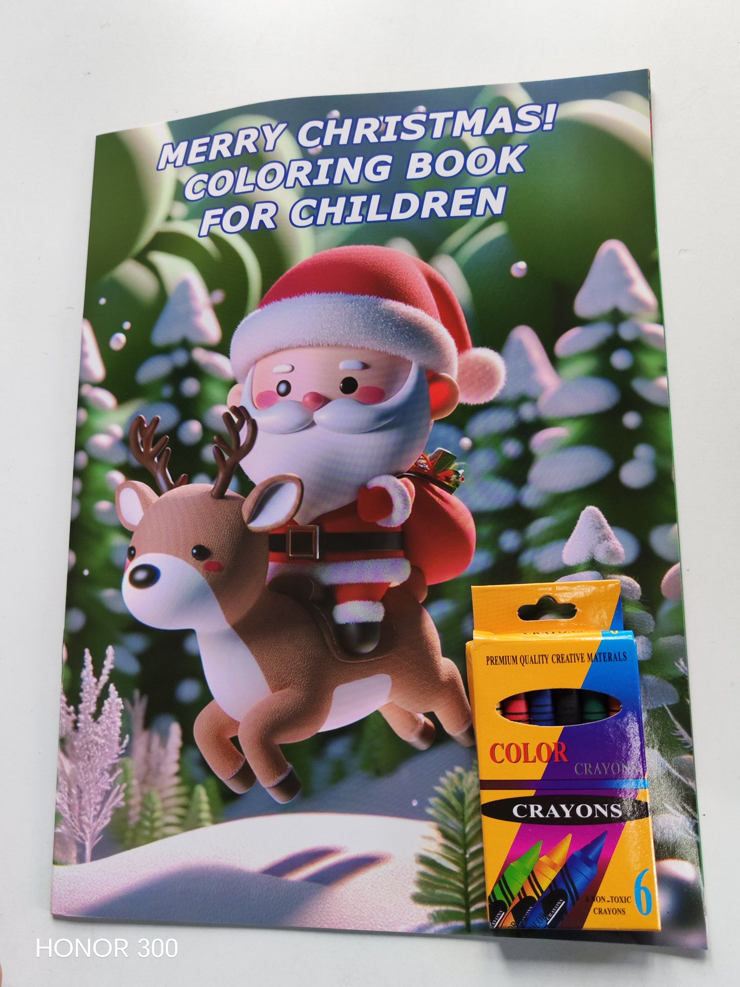 $10 - CHRISTMAS COLORING BOOK (20.7X8.5CM)