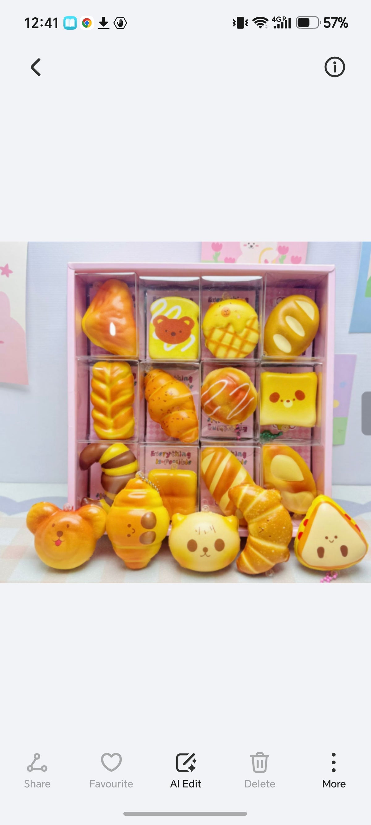 E164-1 - Pastry/Bread Keychain Squishy