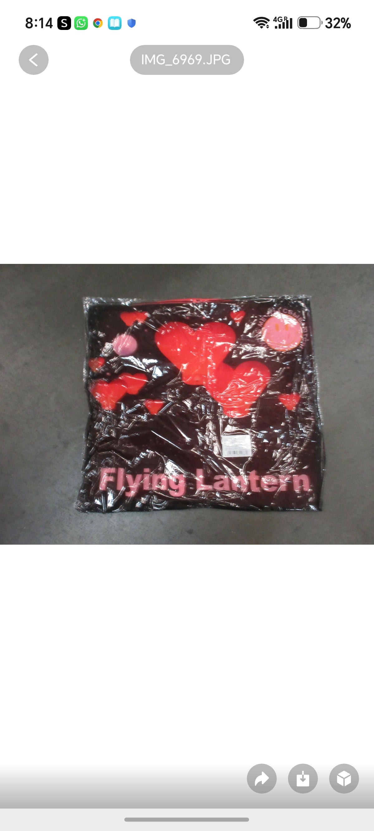 E88- Heart Sky Lantern
