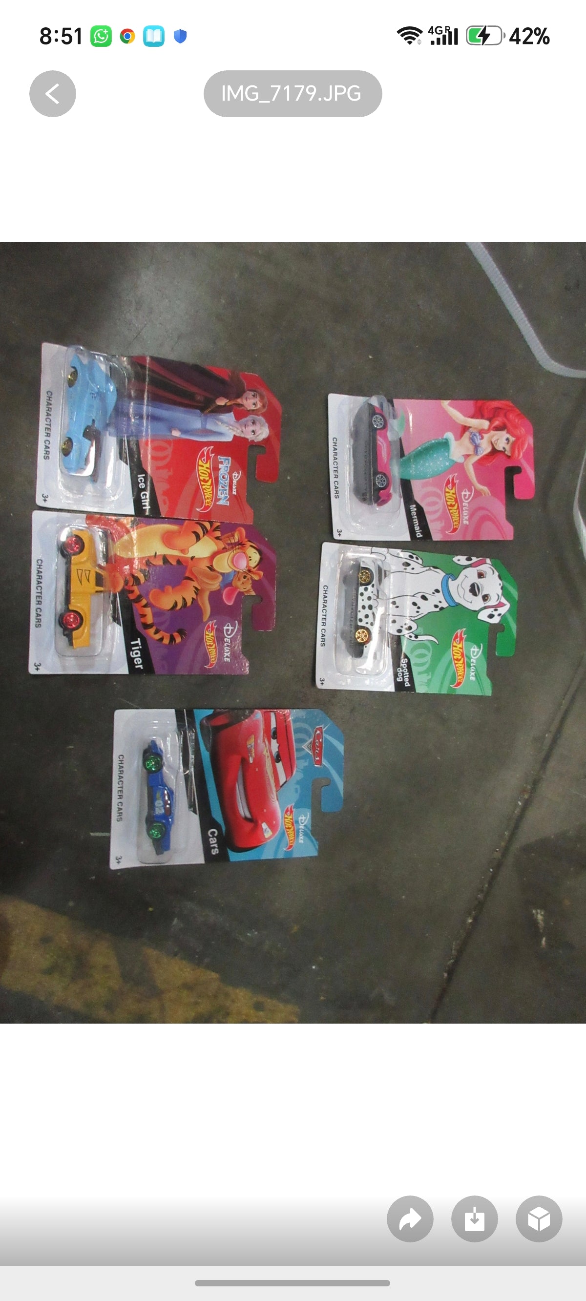 E67- Disney Hotwheels
