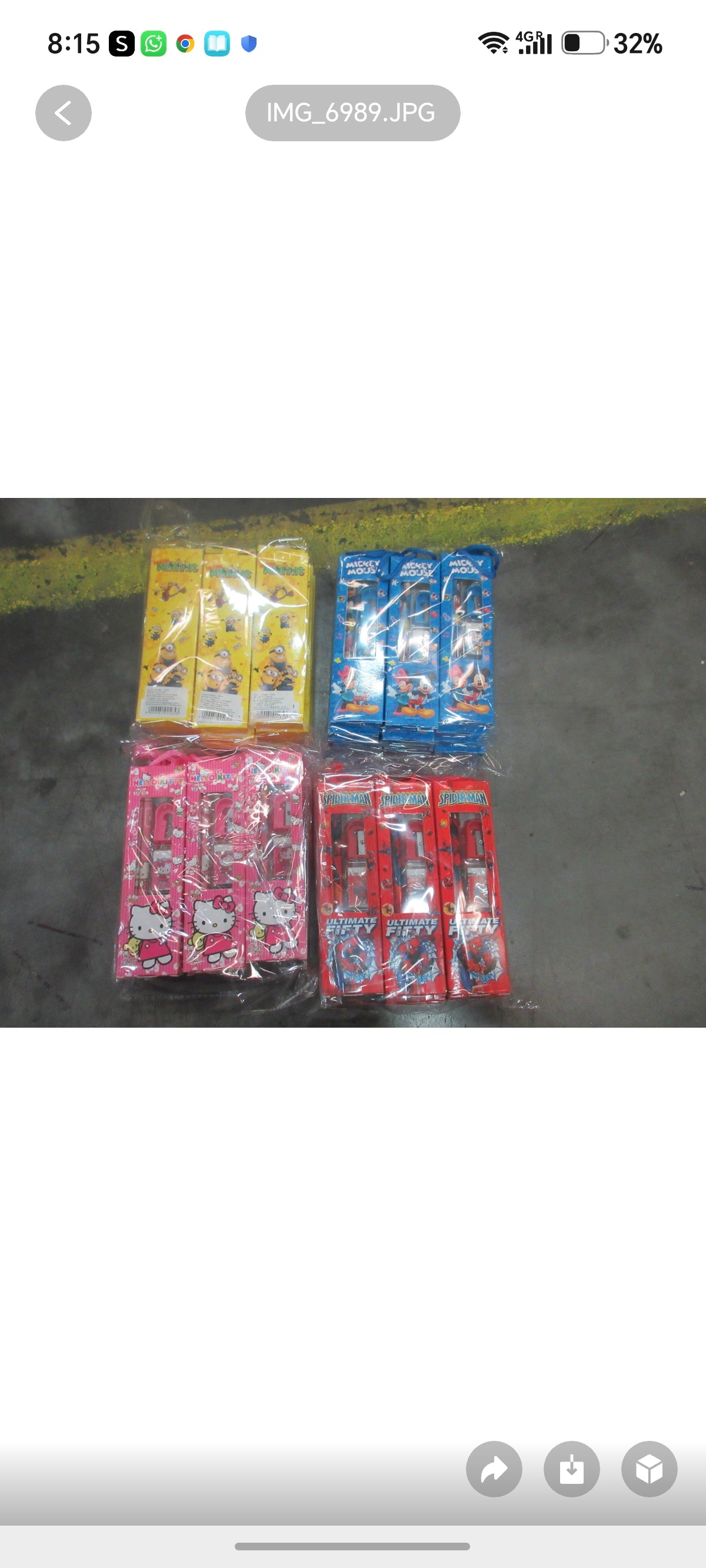 E65-Disney Stationary set box(1pc)