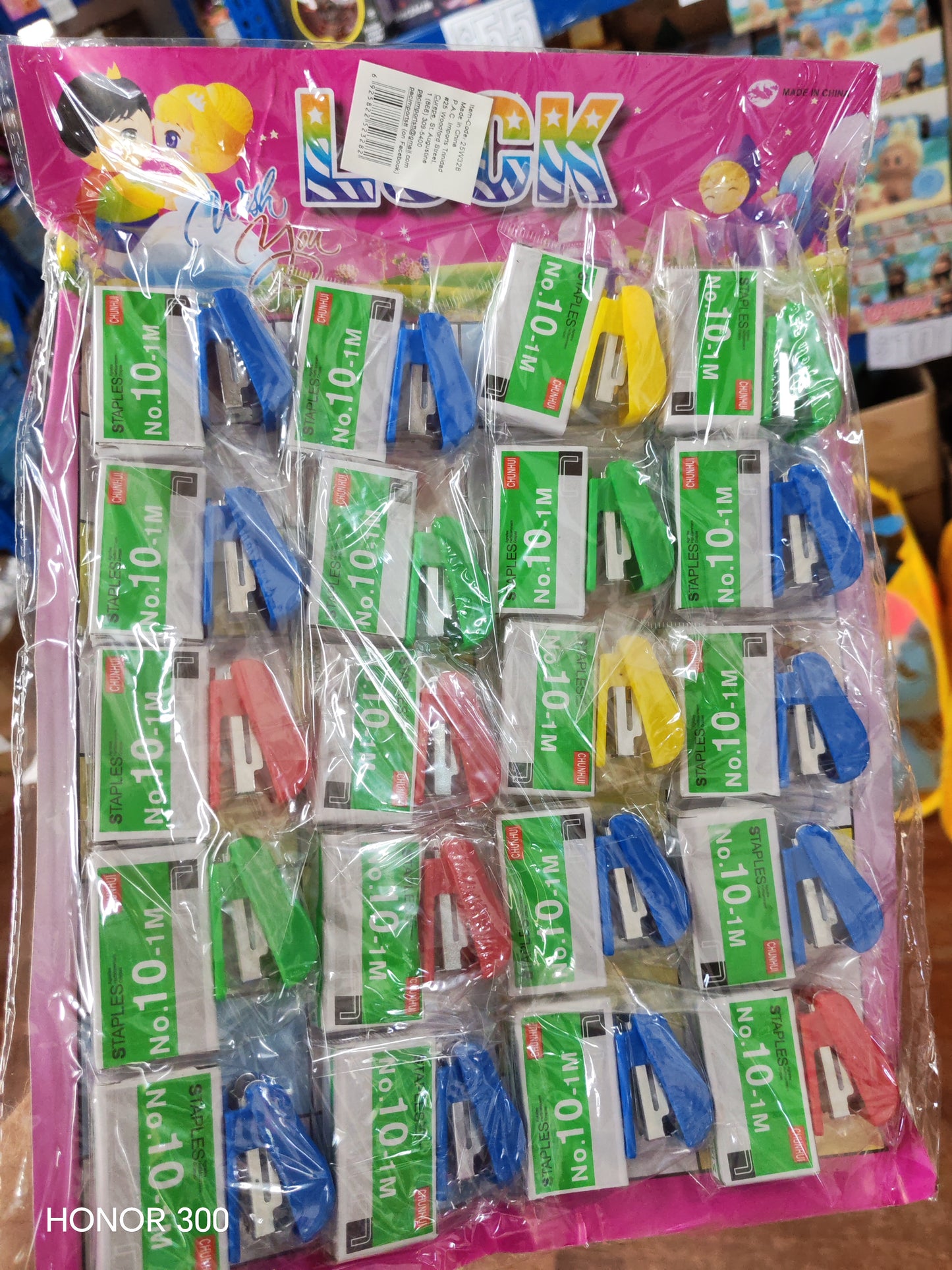 PARTY FAVOR - W328 - STAPELER SET 20 PCS