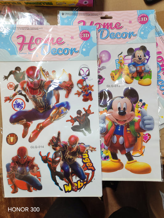 W146 - 3D DISNEY STICKER - BOY
