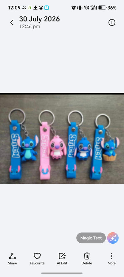 E275- Stitch Keychain