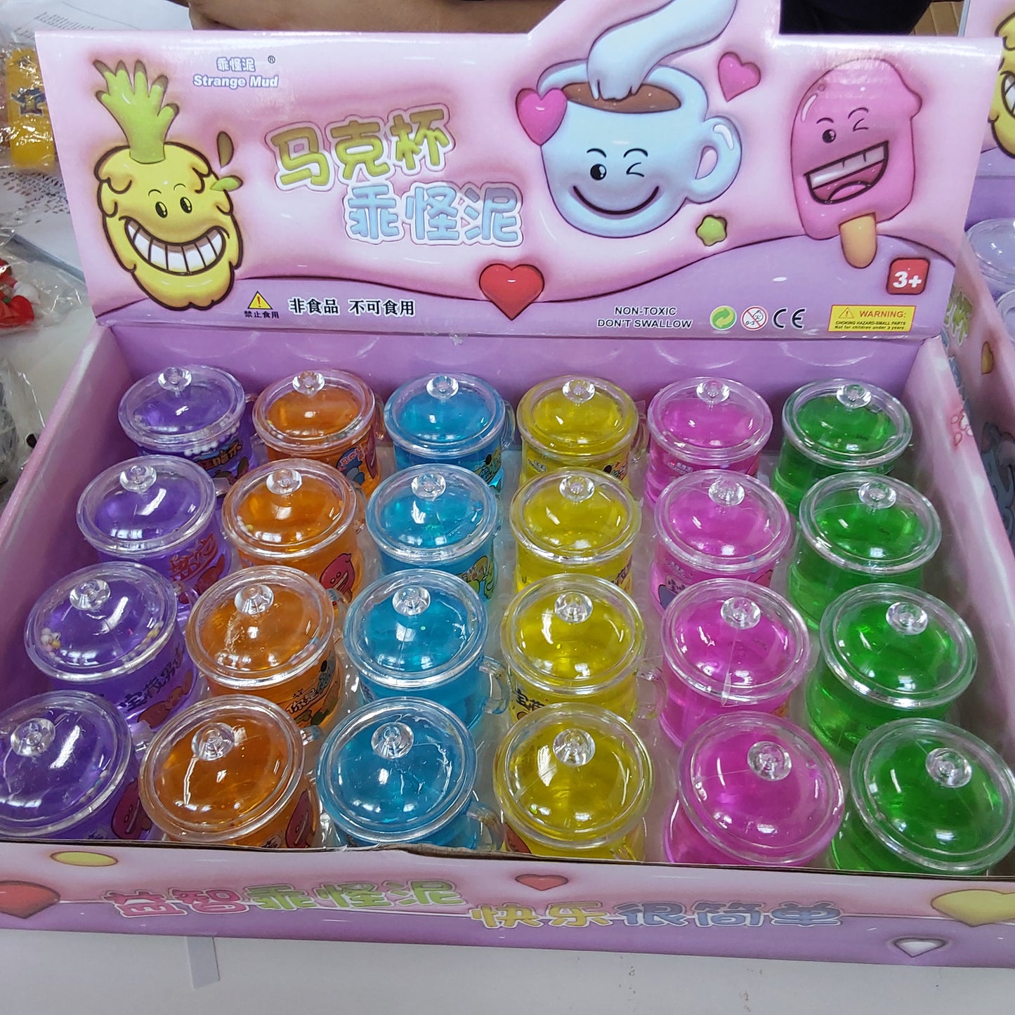 V330 - MINI SLIME TEACUP{24PC BOX  $72}