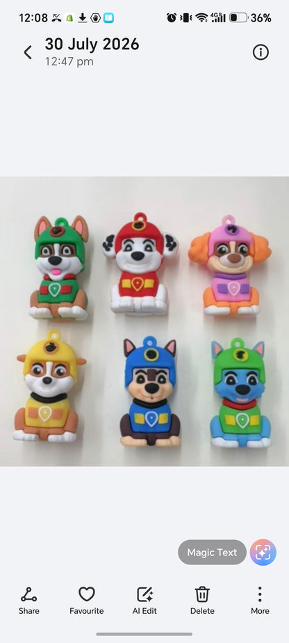E281- Paw Patrol Keychain