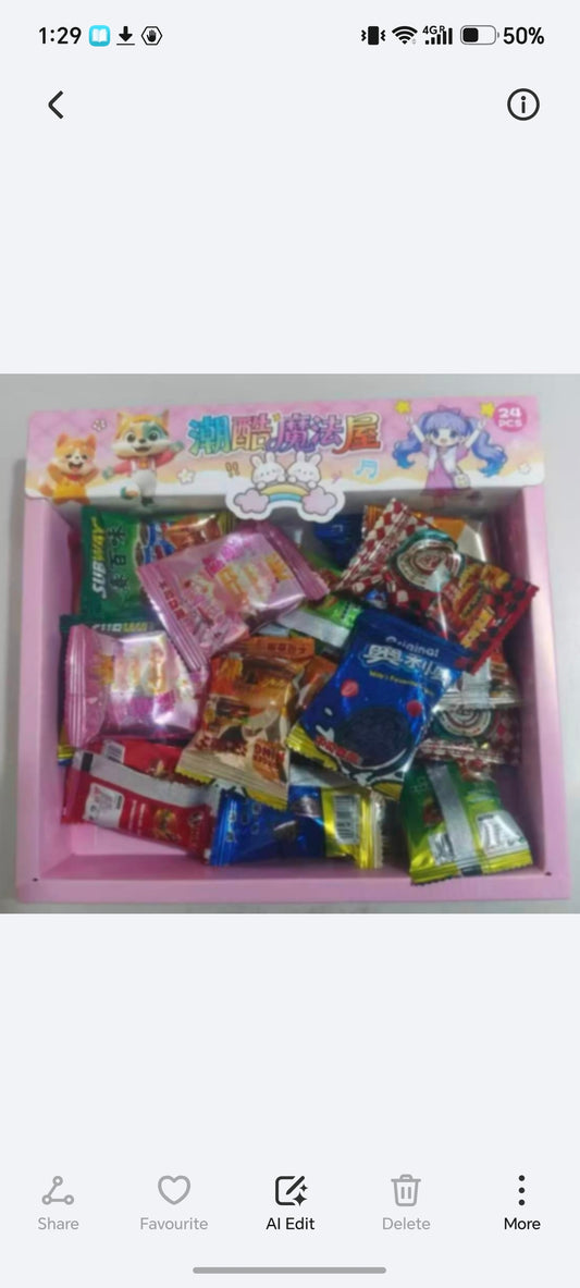 E109-Mix Snacks Squishy(24pcsbox$55)