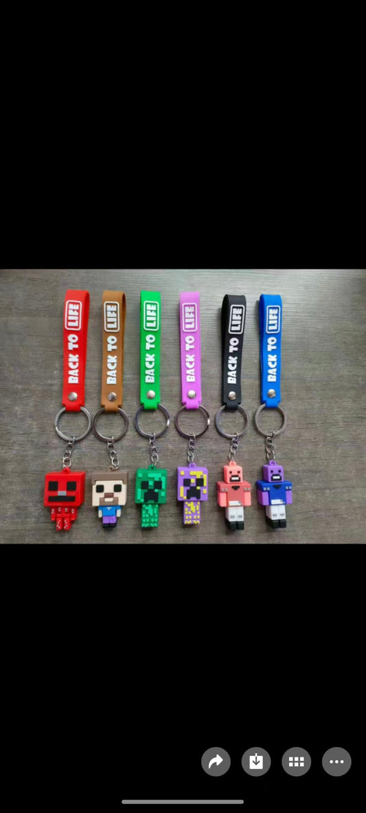 E276- Minecraft Keychain