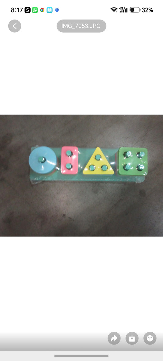 W500-WOODEN SHAPE SET (SQUARE)