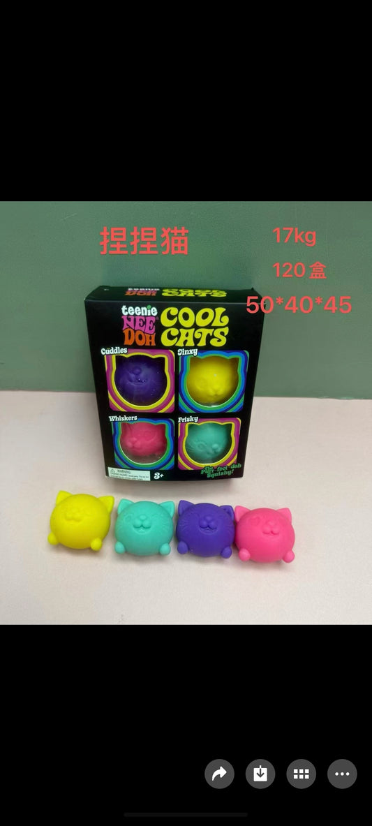 E347-Cat squishy（4PCs box $80）