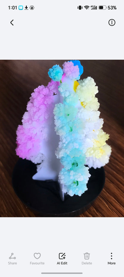 E290- Diy  Crystal Christmas Tree