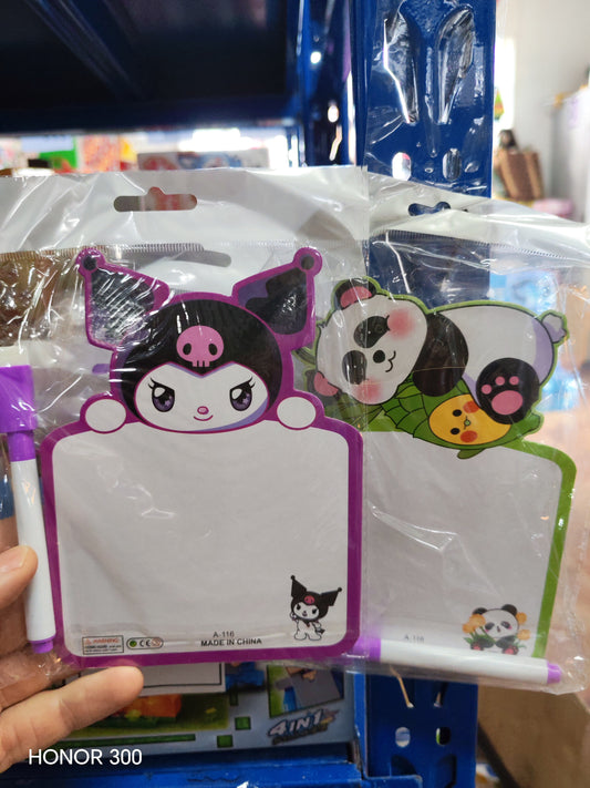 W513-WHITE BOARD WITH MARKER (1 PIECE)