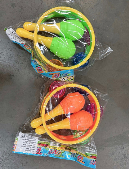 E56- Tambourine and Maracas Set(1pc)