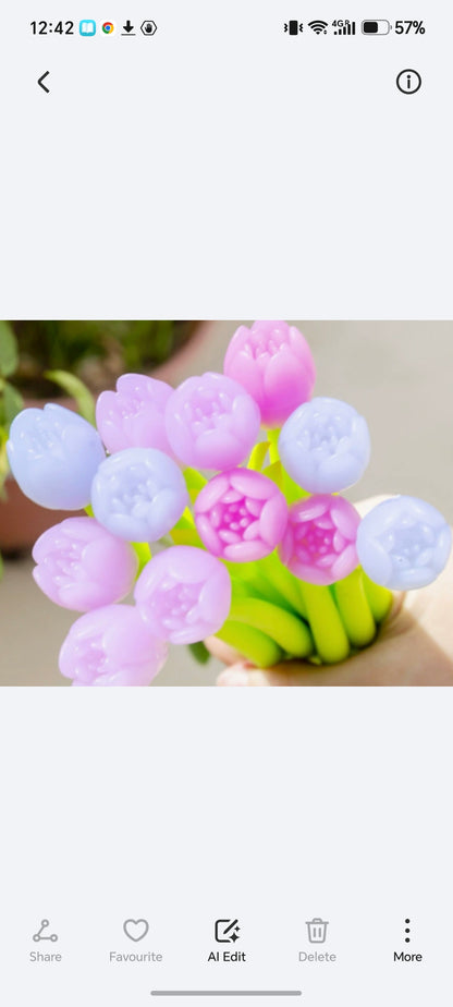 E166-Tulip Colour Change Pen(1pc)