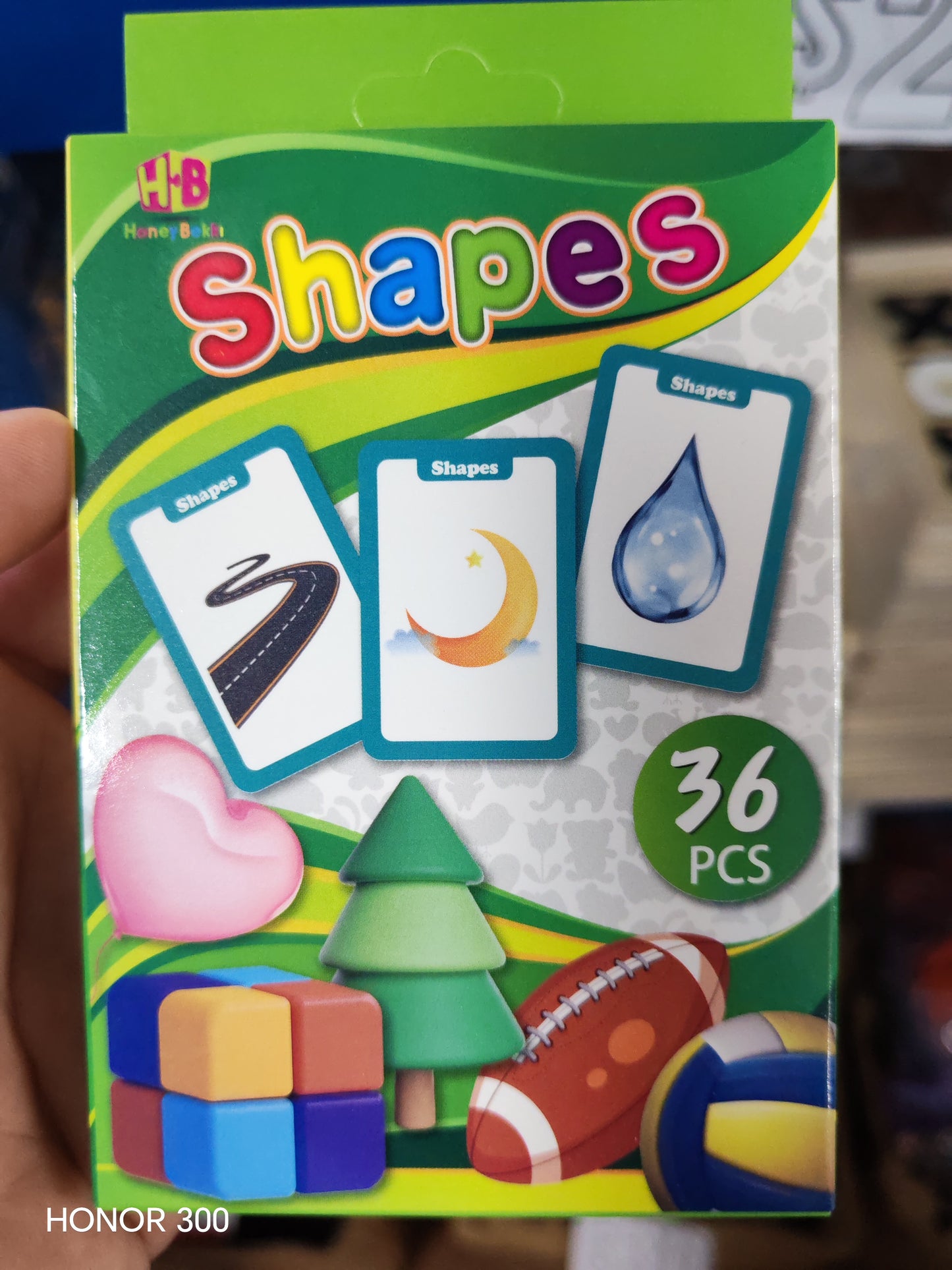 FLASH CARDS (8X14CM) SHAPES