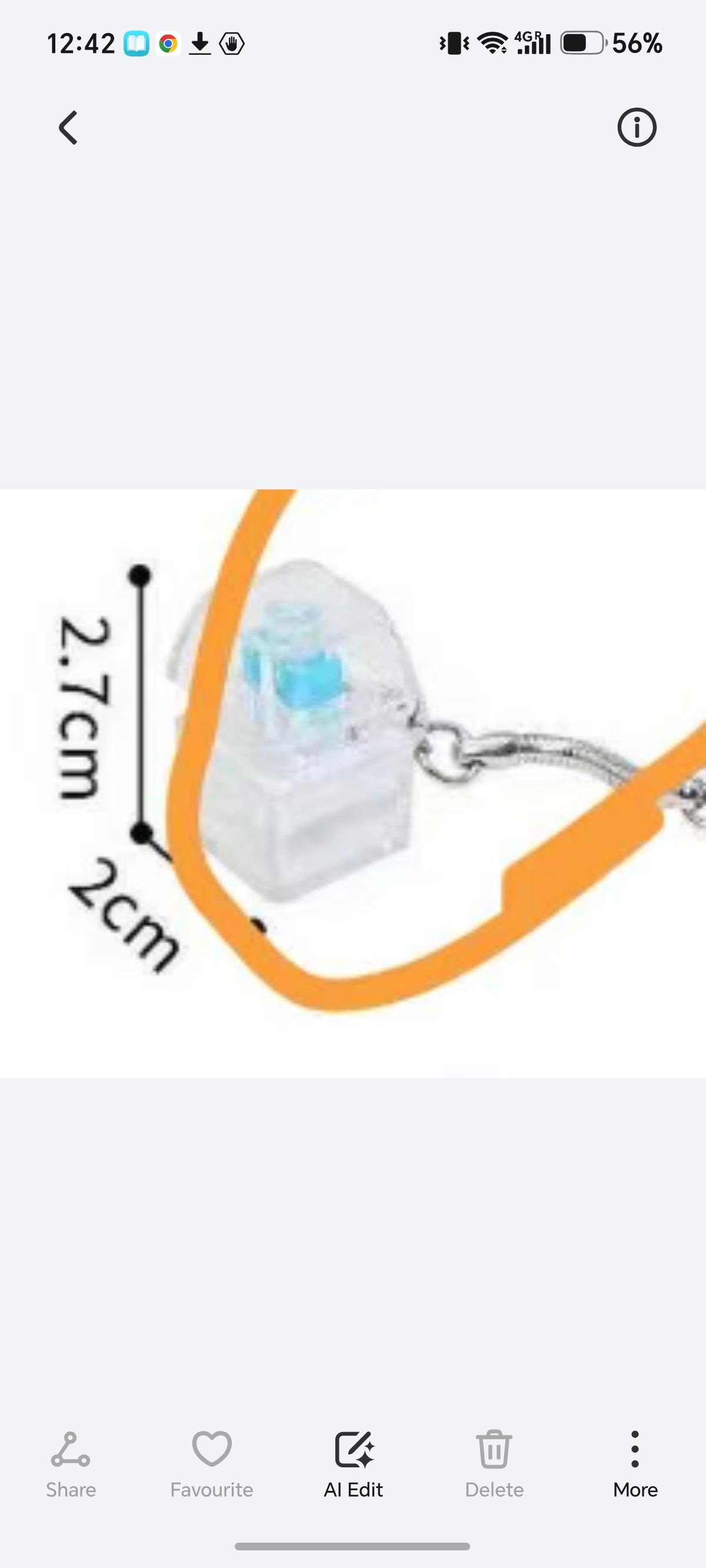 E176-Keypad Led Keychain