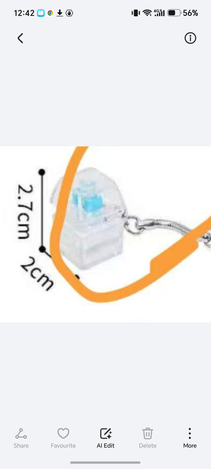 E176-Keypad Led Keychain
