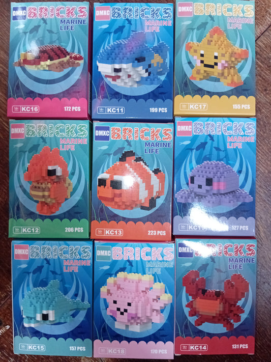 E300- Mini Lego Bricks Sea Animals