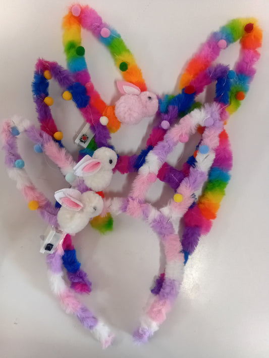 W11-RABBIT HEAD PIECE MULTI COLORED