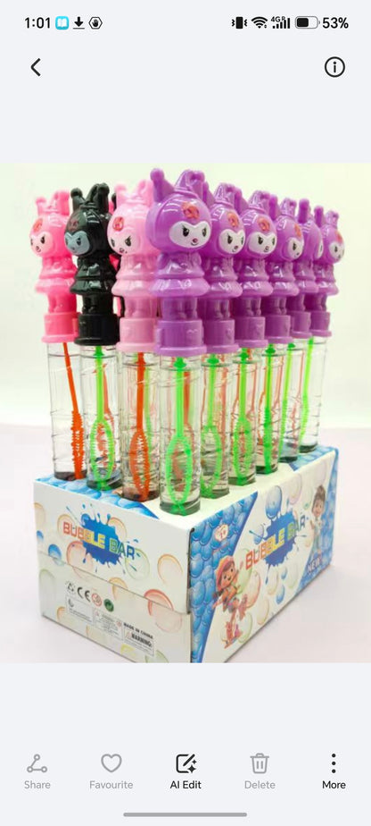 E286-Kumi long bubbles(25cm)(24PCs box $72)
