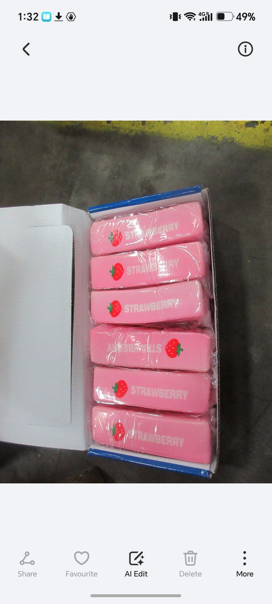 E208-Strawberry Butter Squishy(12PCs box$180)