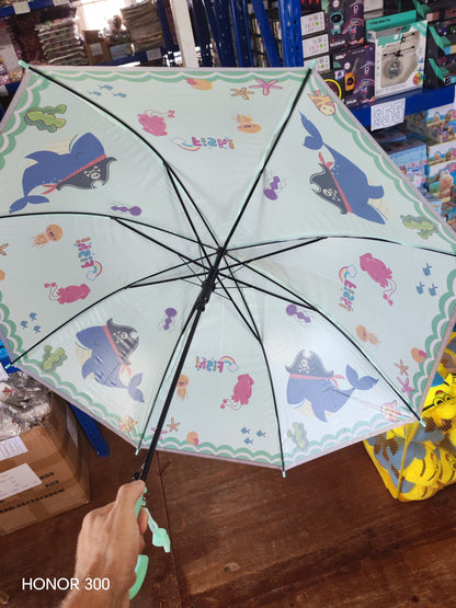 W29-KIDS UMBRELLA WITH WHISTLE