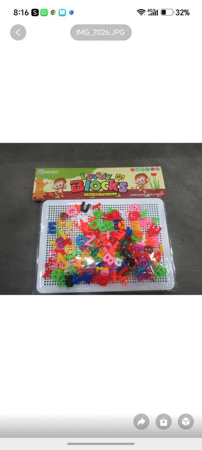 D42-Abc/Numbers Pin Chart