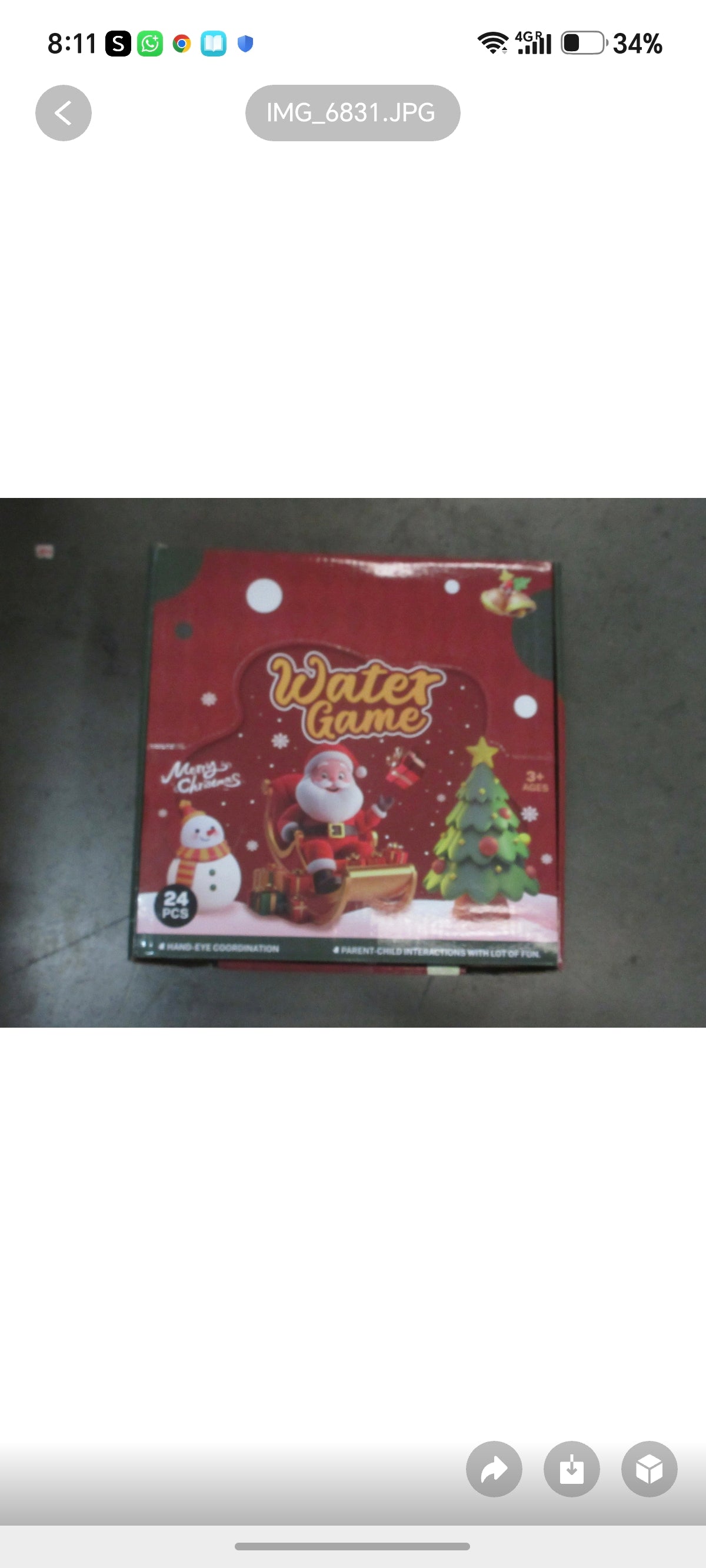 E72-Christmas Water Game(24PCs box$192)