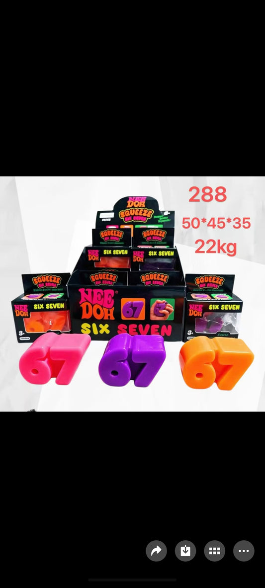 E336-67 Squishy(6PCs box$90)