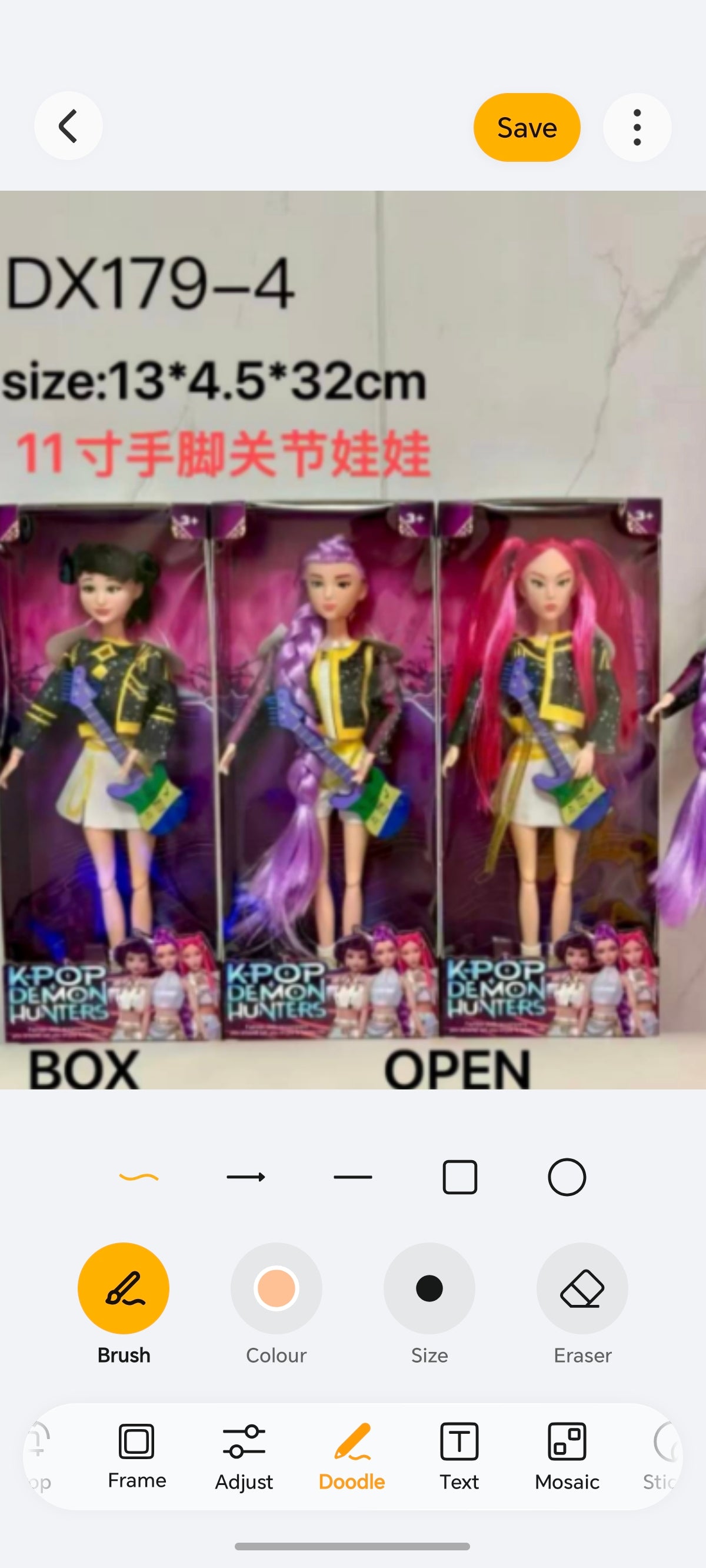 E153- KPoP Demon Hunters Doll