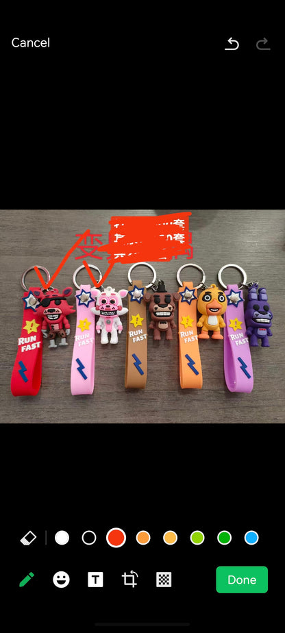 E273-5 Nights of Freddy Keychain