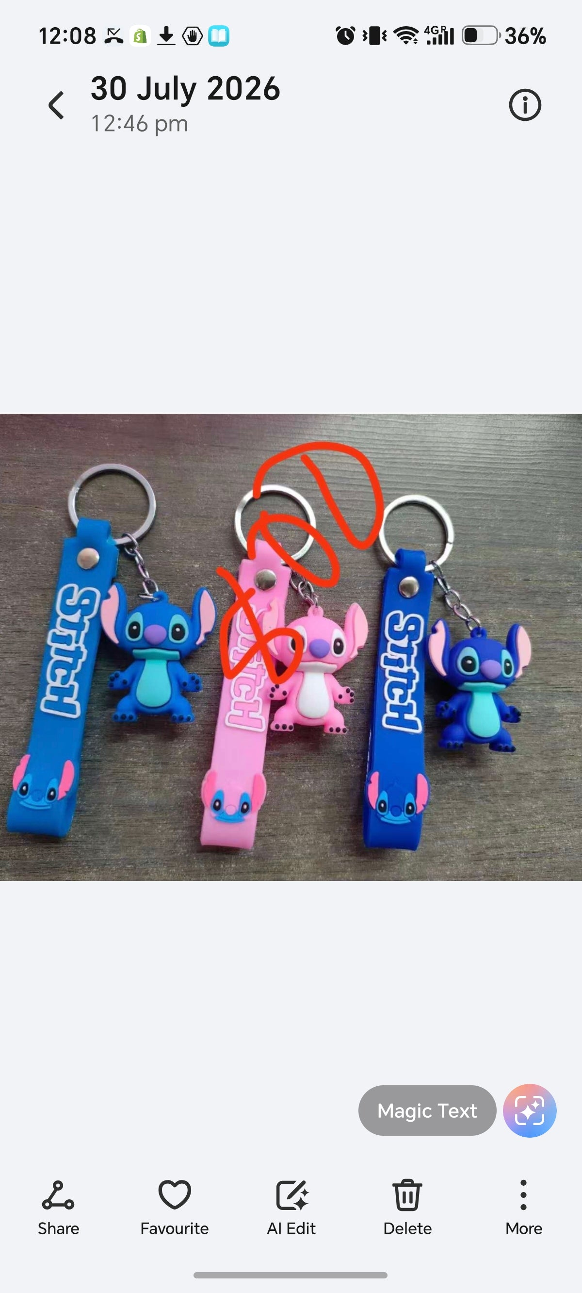 E275-1 - Stitch Keychain