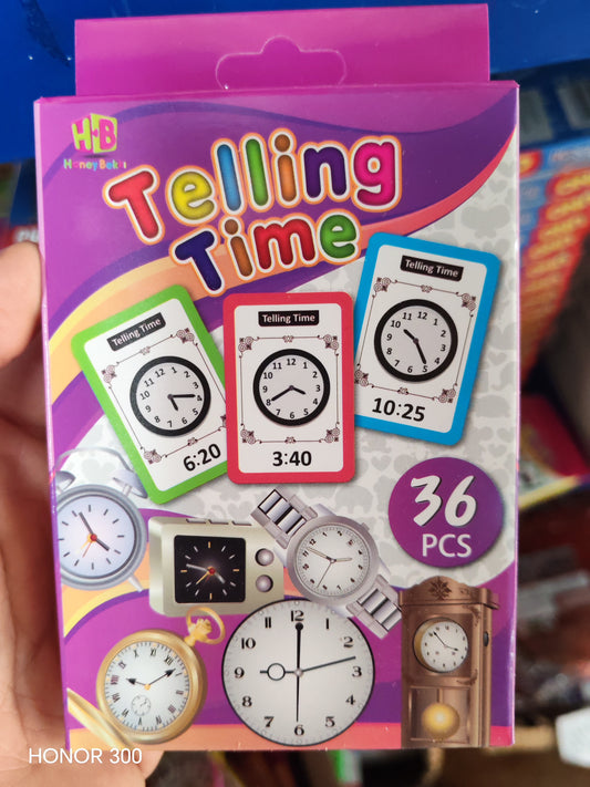 FLASH CARDS TIME 36PC