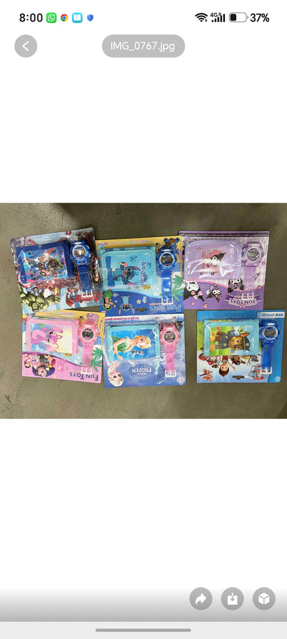 E308-Disney Watch/Wallet Set