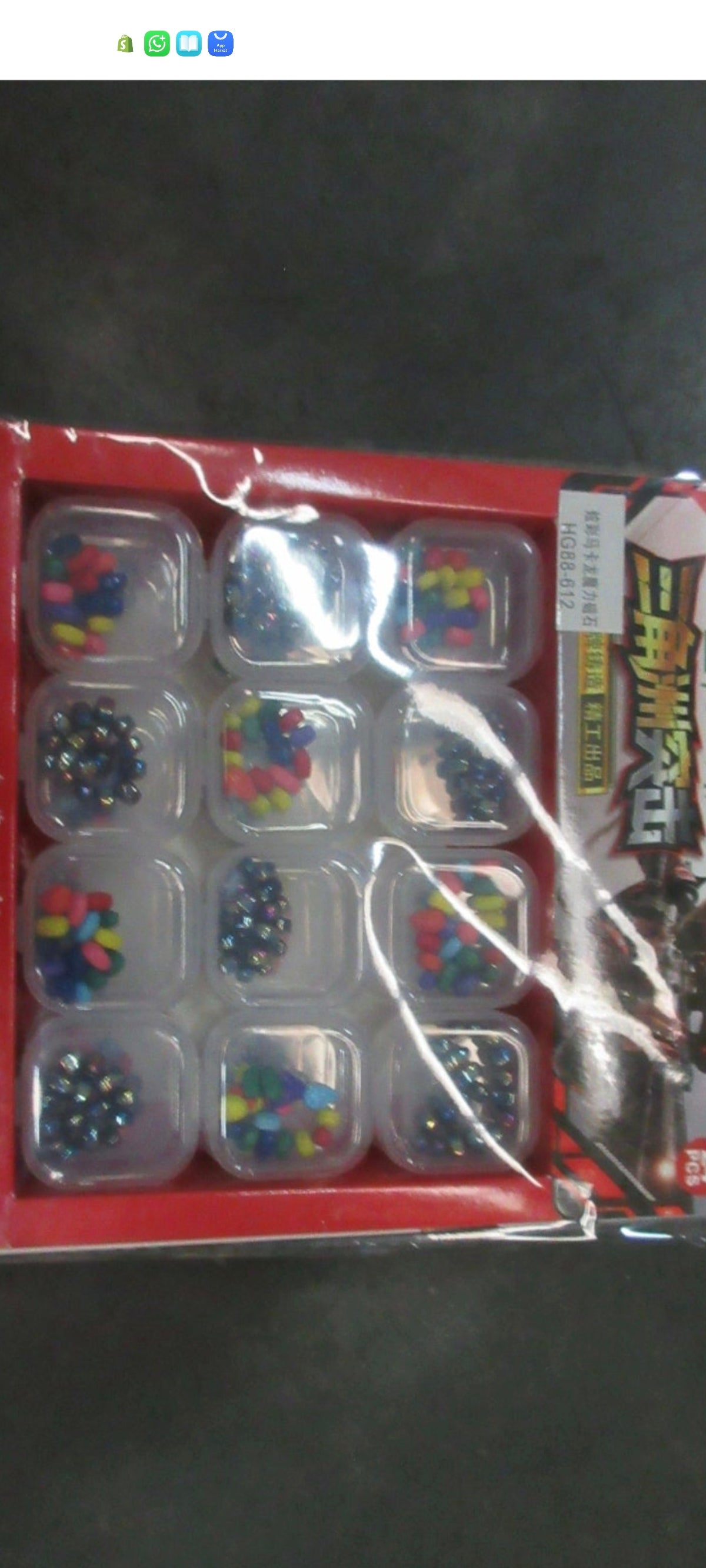 E107- Mini magnet balls(24PCs box$120)