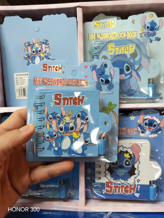 W158 - MINI DIARY STITCH BOY (1 PIECE)