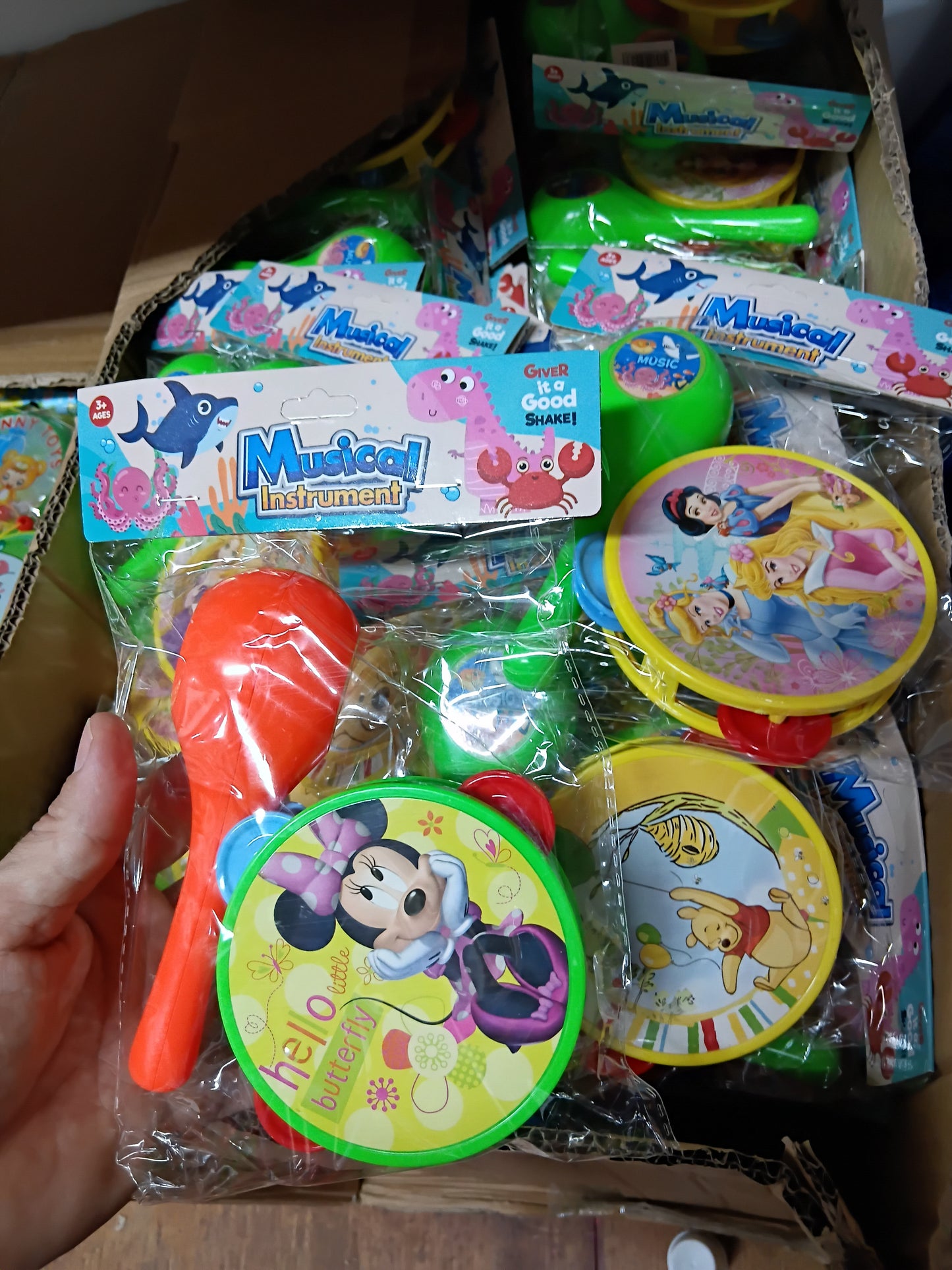 W66- 2PC BABY RATTLE