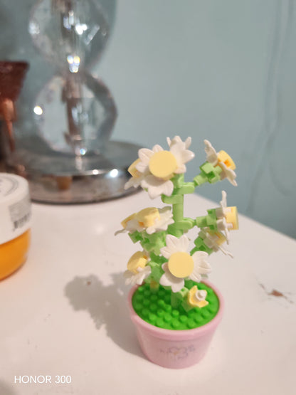 W468 - MINI LEGO BLOCKS FLOWER MIX DESIGNS