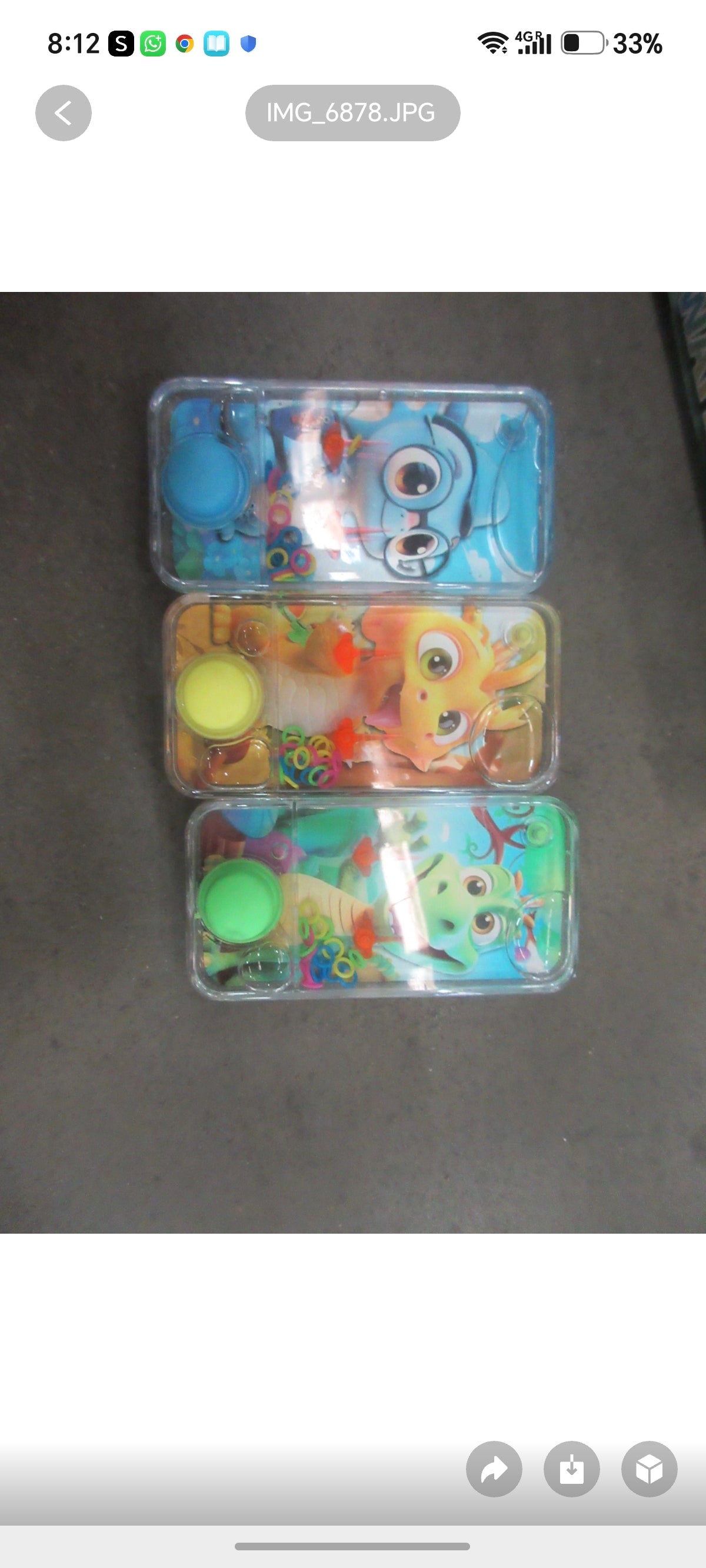 E77-Dino Water Game(24PCs box$168)
