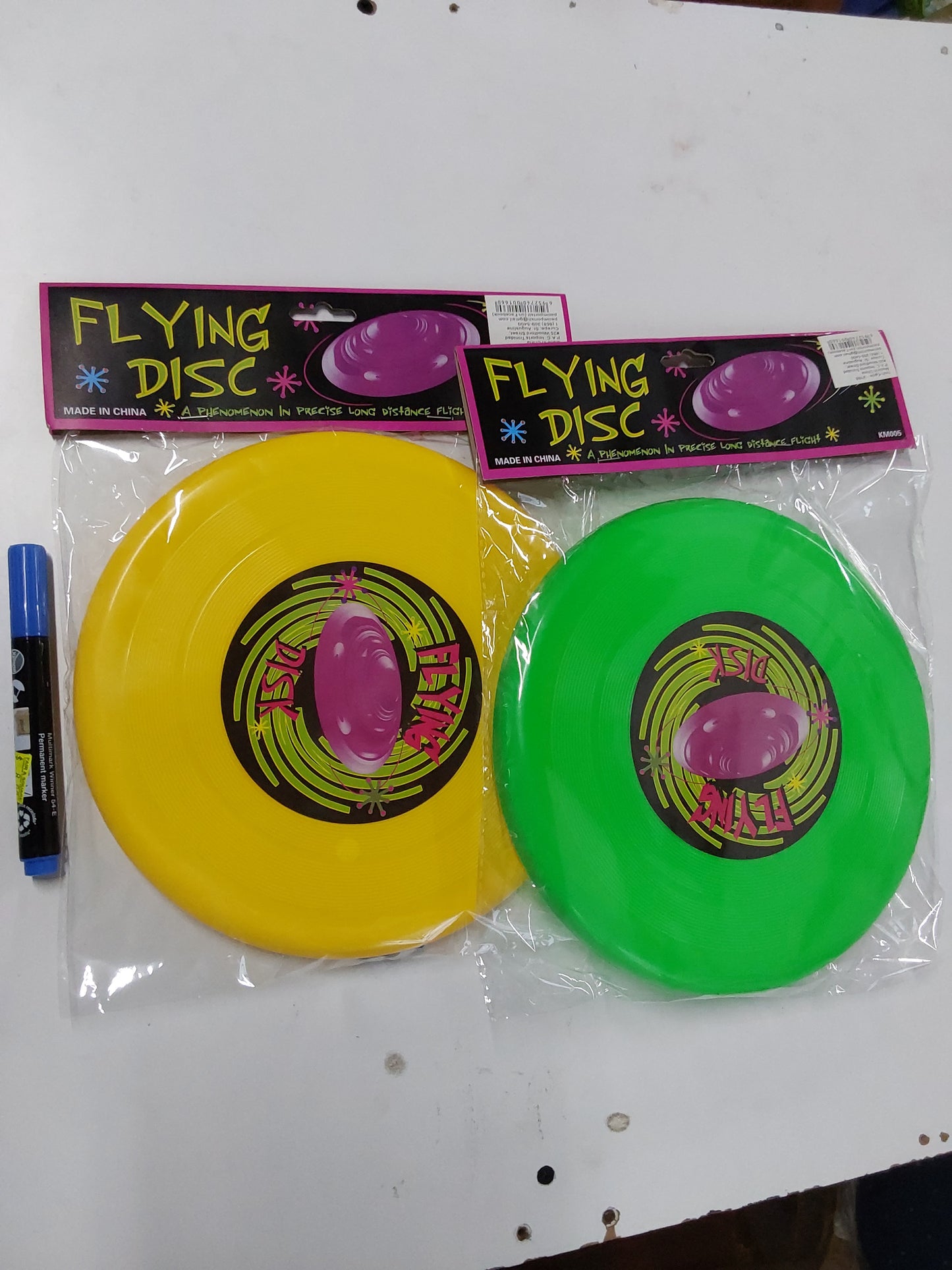 V166 - FLYING FRISBEE DISC [X2]