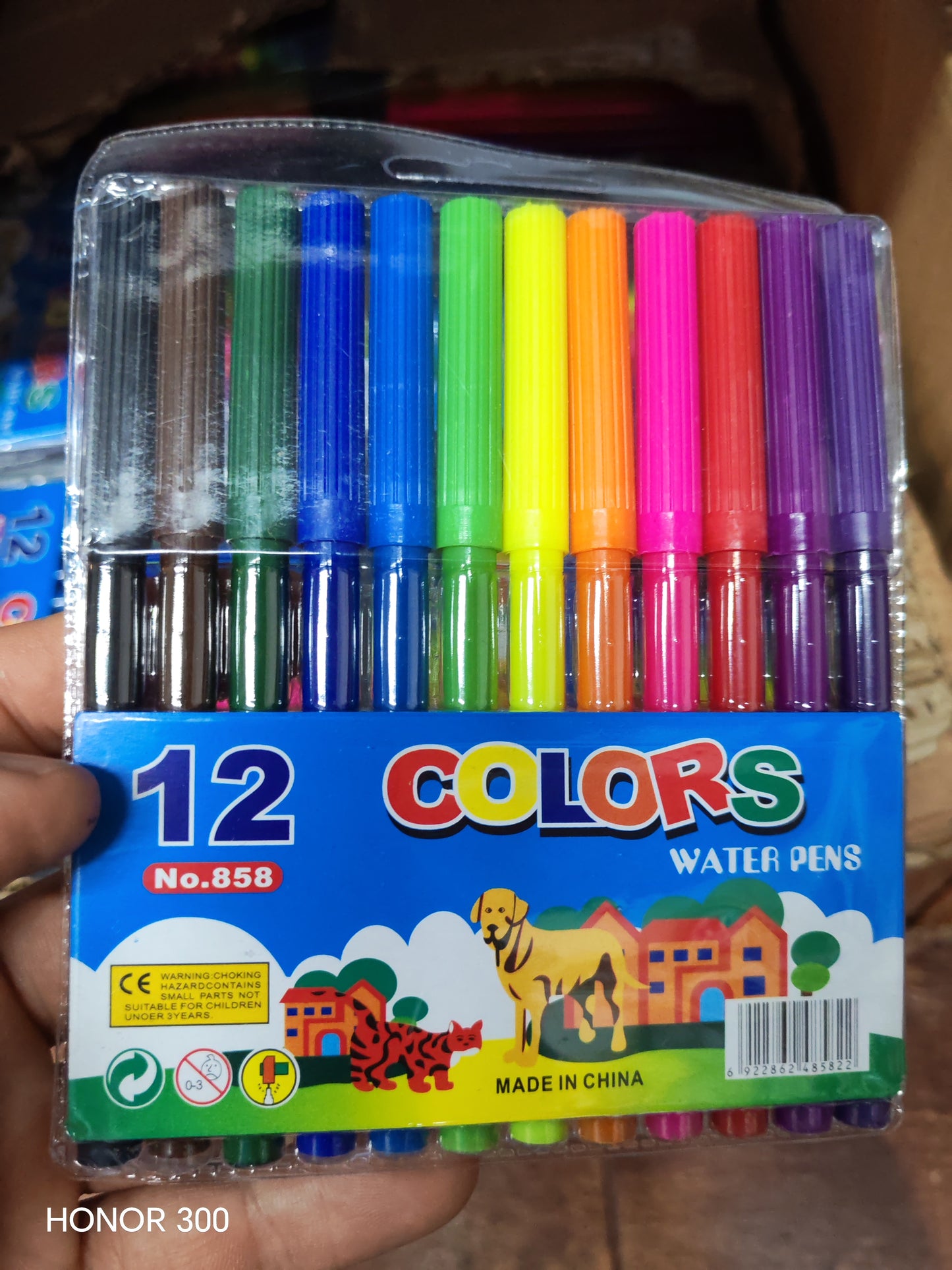 W173 - COLORS WATER PEN 12PC