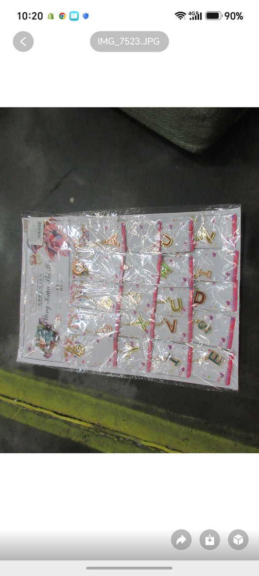 E94- Alphabet Necklace