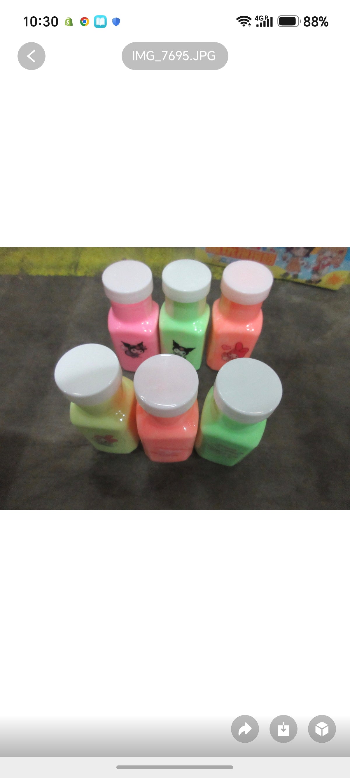 E136- Kumi Slime bottle fruit scented (12pc boc$60)