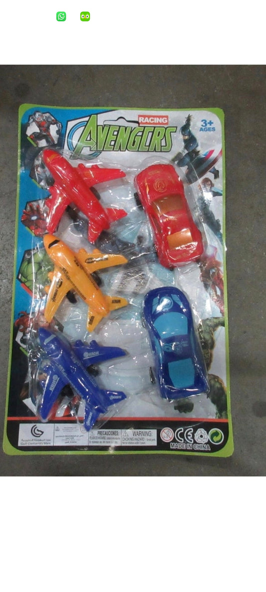 E269-5Pc Plane/Car Set