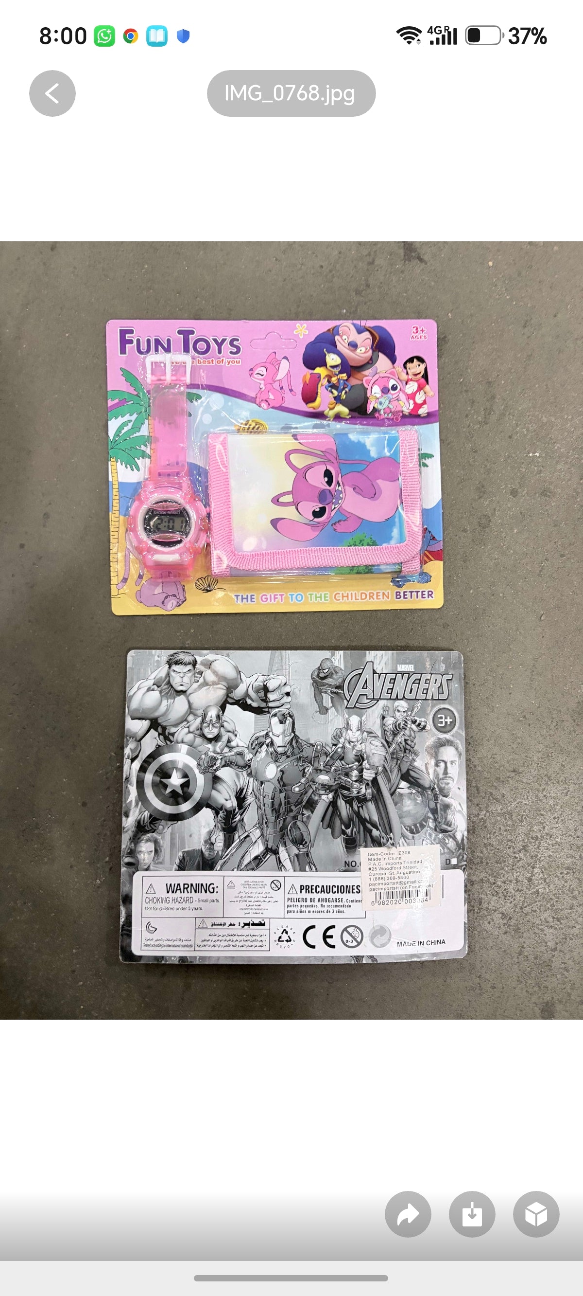E308-Disney Watch/Wallet Set