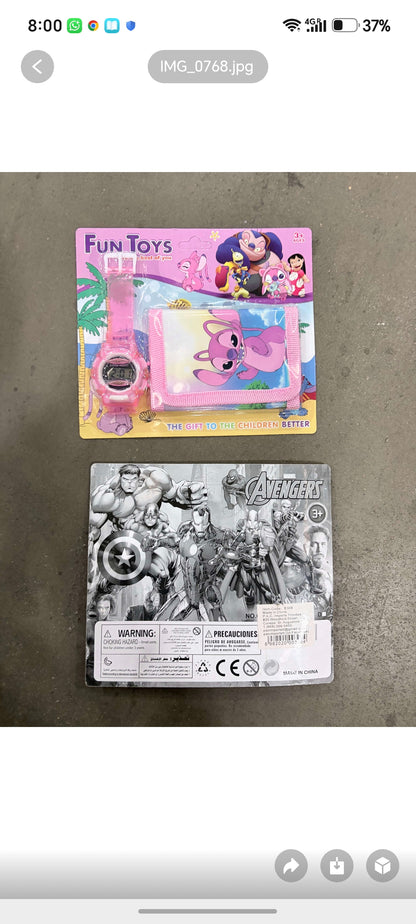 E308-Disney Watch/Wallet Set